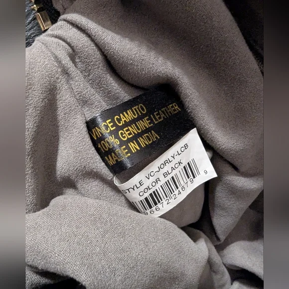 Vince Camuto Supple Soft Black Leather Cross Body Shoulder Bag - Picture 7 of 7